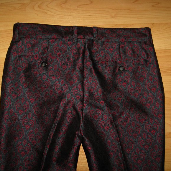๐ ๐ Mister Mr. Trina Turk Brocade Men's Pants 28 - Picture 5 of 10